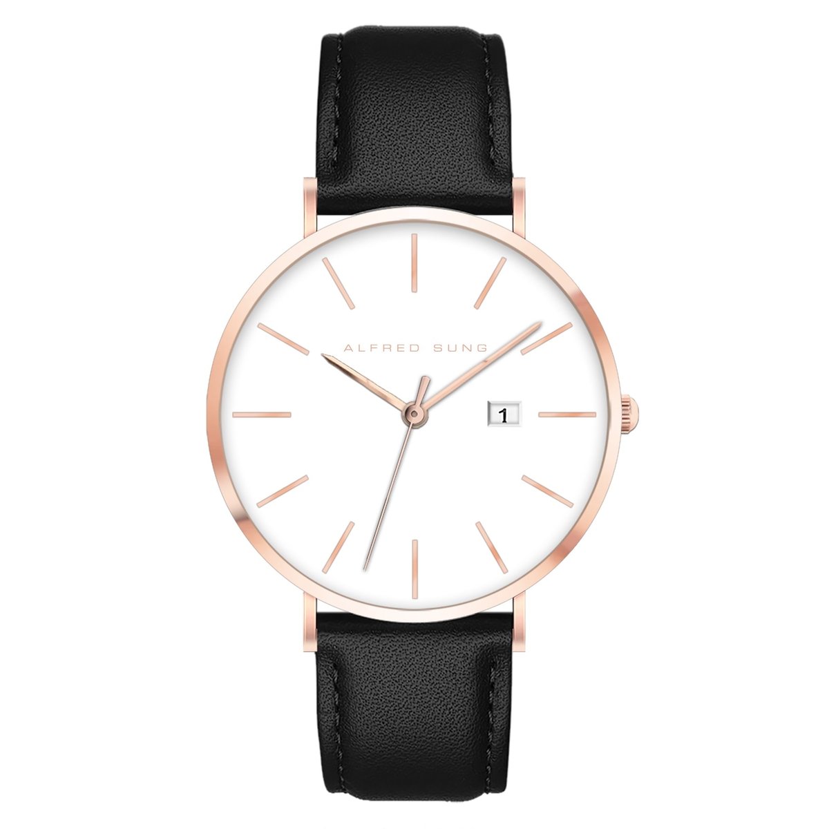 Metropolitan Ultraslim Men’s Watch with Date and Interchangeable Strap ASM-0055