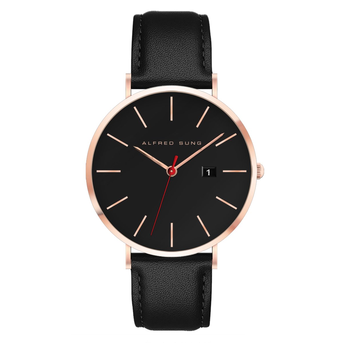Metropolitan Ultraslim Men’s Watch with Date and Interchangeable Strap ASM-0015